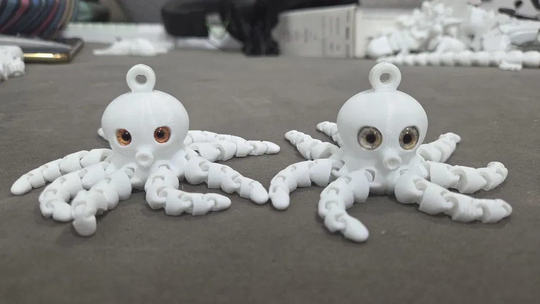 Móc Khóa Bạch Tuộc Khớp Nối – Tương thích mắt kính 6mm + 8mm - Image 4