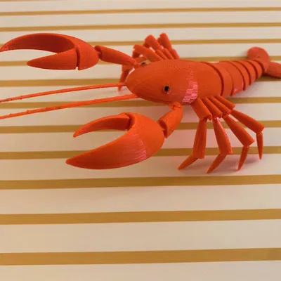 Tôm Hùm Khớp Nối (Articulated Lobster) Print-in-Place