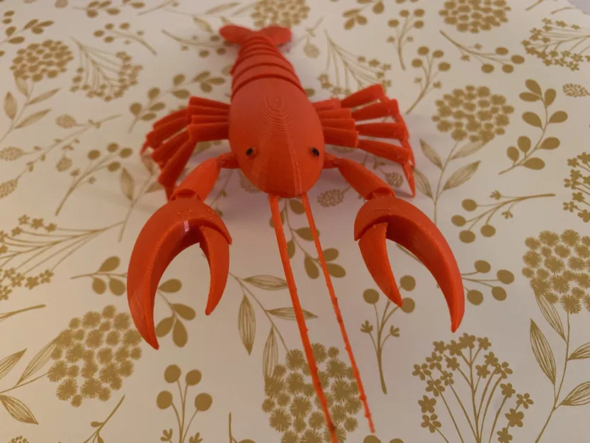 Tôm Hùm Khớp Nối (Articulated Lobster) Print-in-Place - Image 10