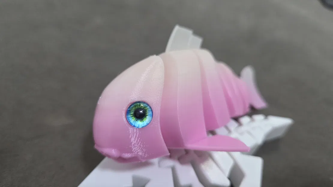 Cá Chép Goldfish Khớp Nối Fidget - Tương thích mắt thủy tinh 8mm - Image 1