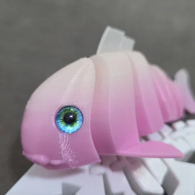 Cá Chép Goldfish Khớp Nối Fidget - Tương thích mắt thủy tinh 8mm