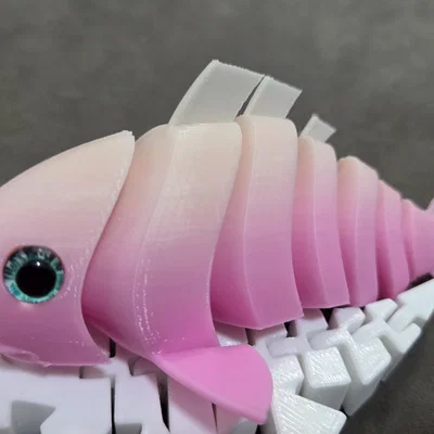 Cá Chép Goldfish Khớp Nối Fidget - Tương thích mắt thủy tinh 8mm