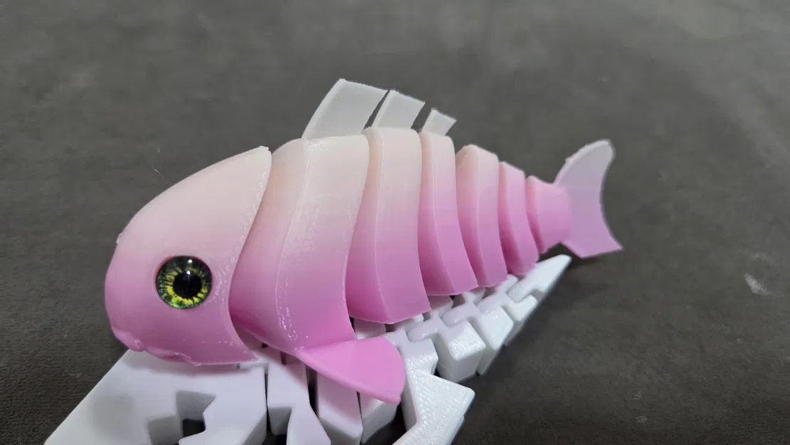 Cá Chép Goldfish Khớp Nối Fidget - Tương thích mắt thủy tinh 8mm - Image 3