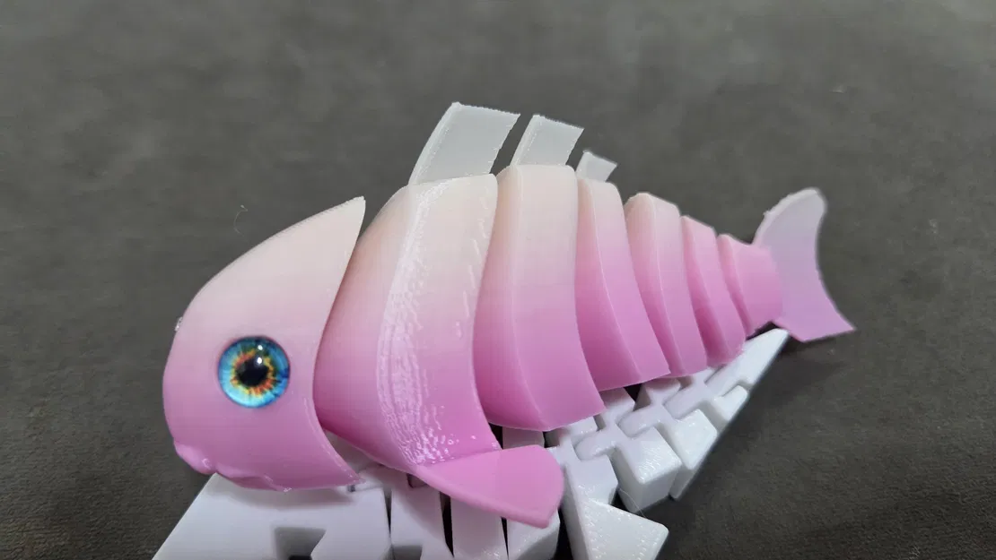 Cá Chép Goldfish Khớp Nối Fidget - Tương thích mắt thủy tinh 8mm - Image 4