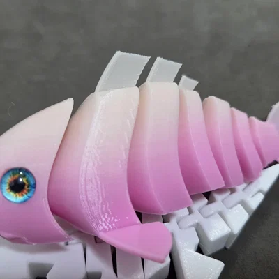 Cá Chép Goldfish Khớp Nối Fidget - Tương thích mắt thủy tinh 8mm