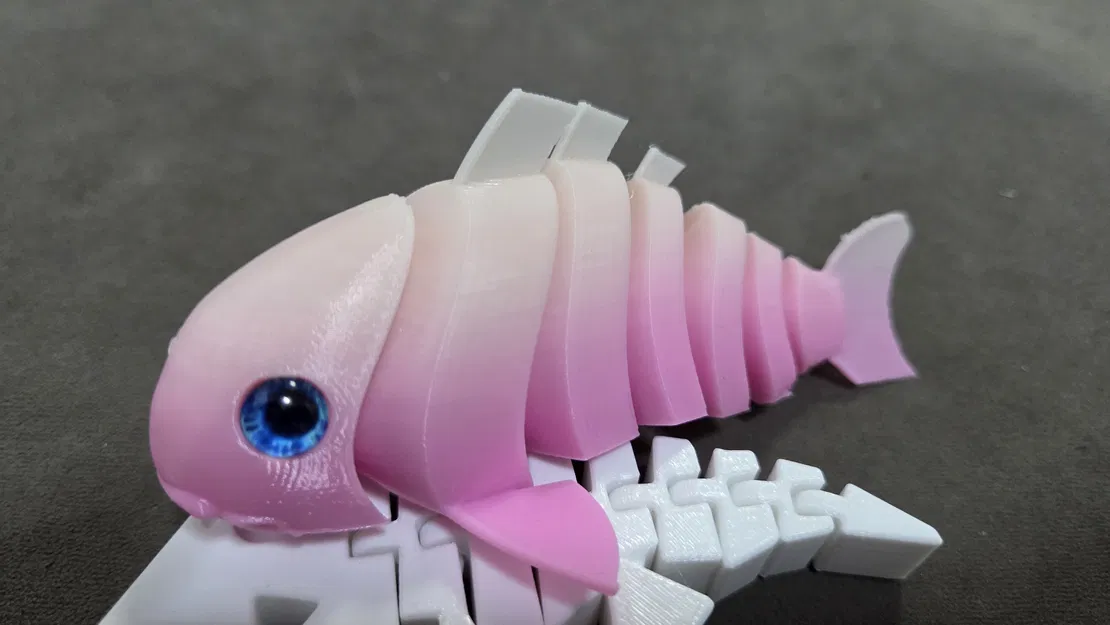 Cá Chép Goldfish Khớp Nối Fidget - Tương thích mắt thủy tinh 8mm - Image 6