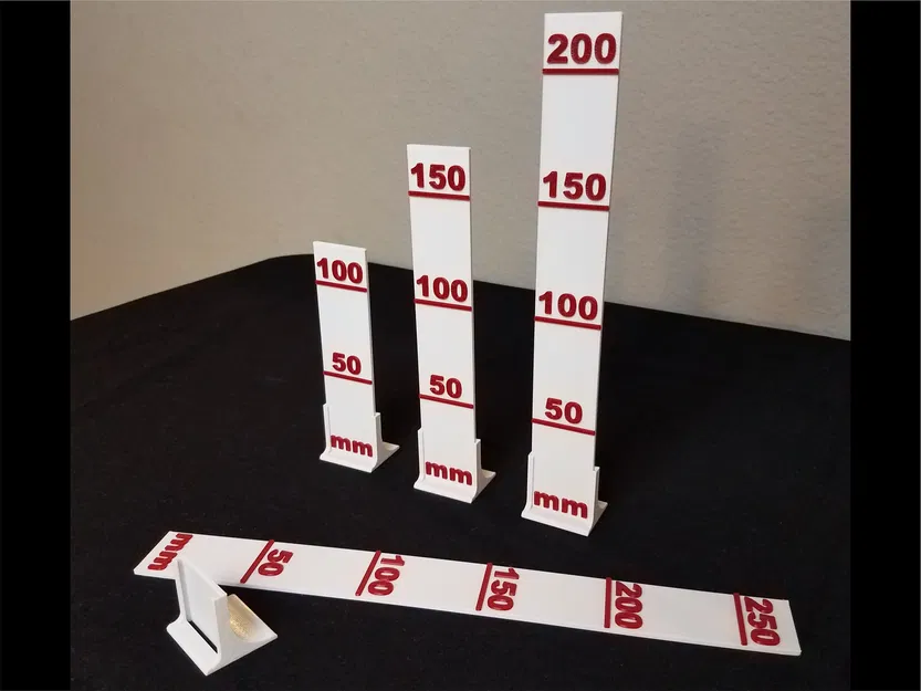 Thước Ruler for Scale (dựng đứng/đặt ngang) cho ảnh mẫu in 3D - Image 1