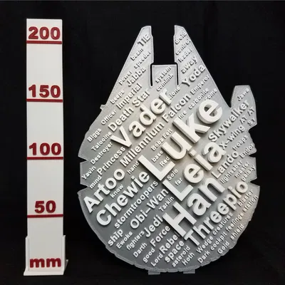 Thước Ruler for Scale (dựng đứng/đặt ngang) cho ảnh mẫu in 3D