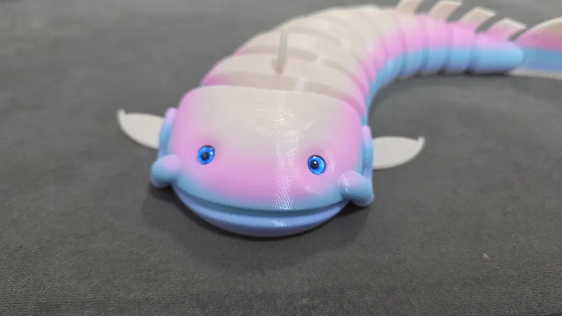 Cá Trê Khớp Nối (Articulated) - Tương thích mắt thủy tinh 6mm + 8mm - Image 1