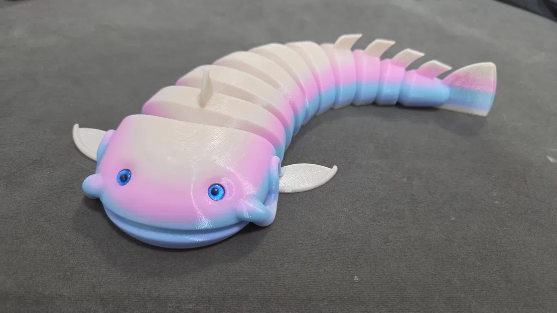 Cá Trê Khớp Nối (Articulated) - Tương thích mắt thủy tinh 6mm + 8mm - Image 2