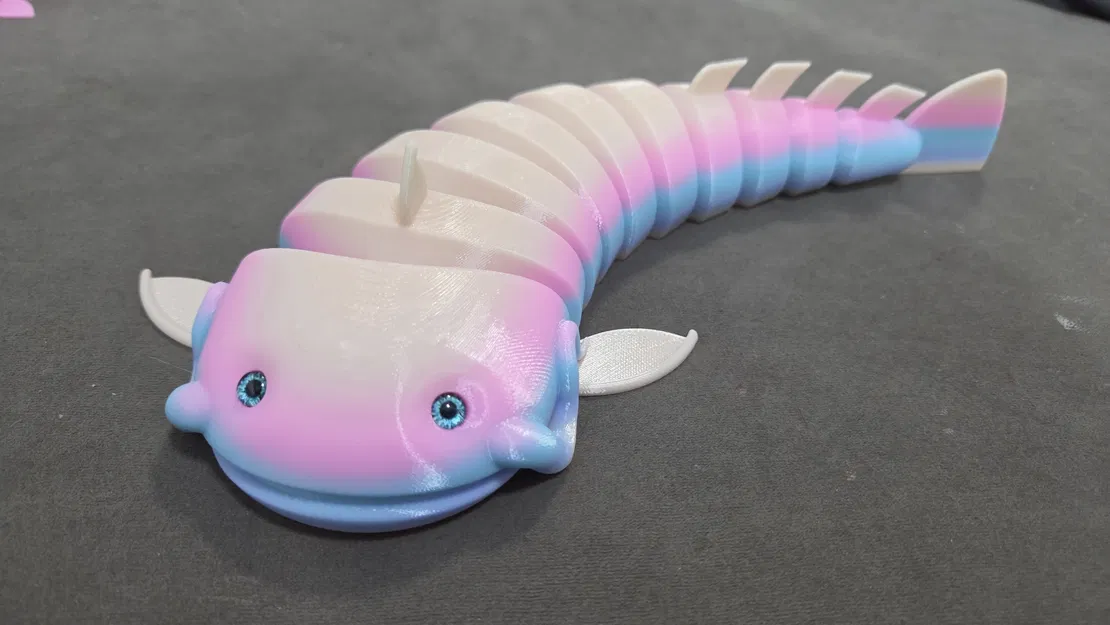 Cá Trê Khớp Nối (Articulated) - Tương thích mắt thủy tinh 6mm + 8mm - Image 3