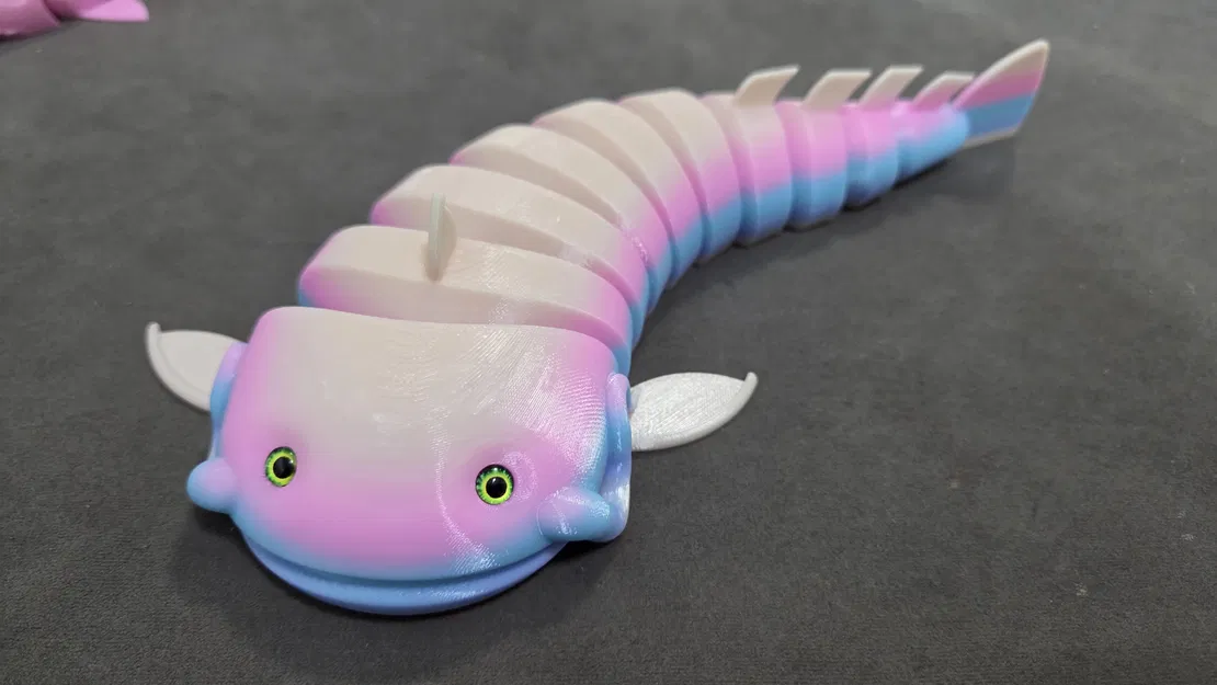 Cá Trê Khớp Nối (Articulated) - Tương thích mắt thủy tinh 6mm + 8mm - Image 4