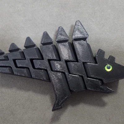 Flexi Stegosaurus – Tương thích mắt kính 6mm