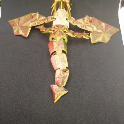 Đồ chơi rồng Baby Smaug khớp nối (Articulated) in liền