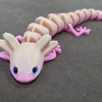 Axolotl Khớp Nối V2.7 – Tương thích mắt thủy tinh 6mm (bản mình đề xuất)