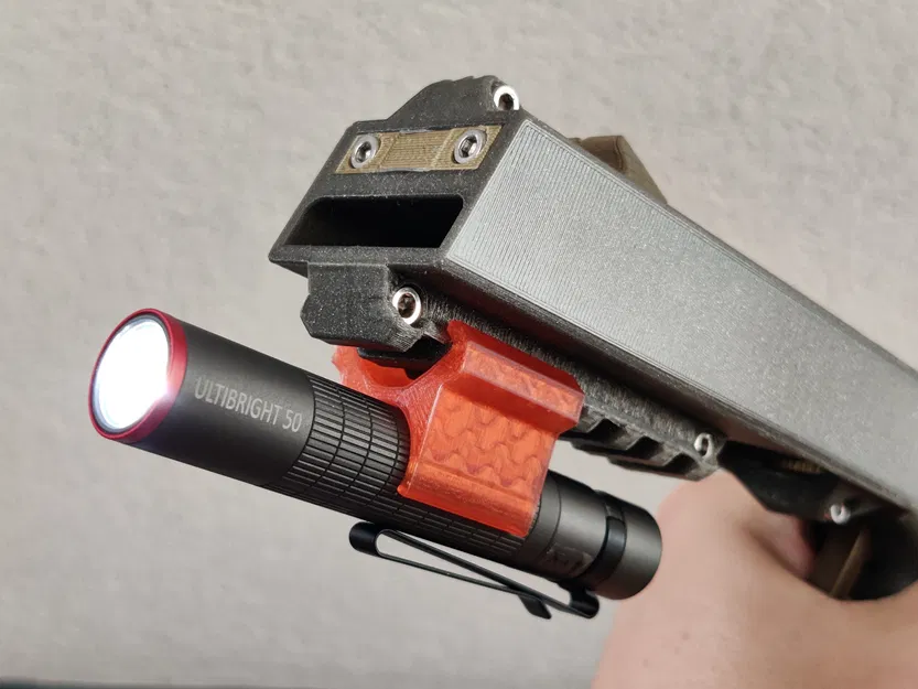 Ngàm gắn đèn pin/laser cho Picatinny/NATO Rail – tùy chỉnh đơn giản - Image 1