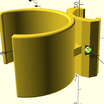 Kẹp Đèn Pin NATO/Picatinny bo fillet, khóa siết vít