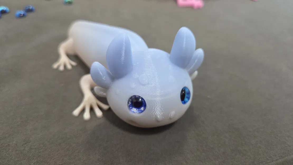 Axolotl đầu khớp (Articulated) – tương thích mắt kính 6mm + 8mm - Image 4
