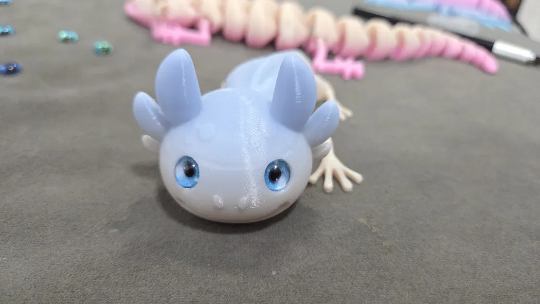 Axolotl đầu khớp (Articulated) – tương thích mắt kính 6mm + 8mm - Image 6