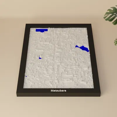 Matsubara, Nhật Bản - Mô hình thu nhỏ 3D