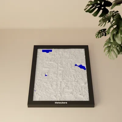 Matsubara, Nhật Bản - Mô hình thu nhỏ 3D