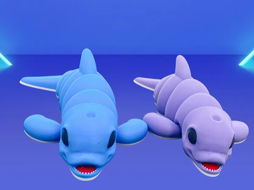 Cá Heo Dễ Thương Khớp Nối (Articulated) – Đồ chơi Flexi Fish Print-in-Place - Image 6