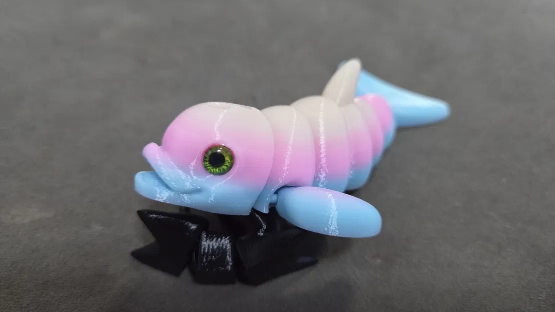 Cá Heo Đồ Chơi Khớp Nối Dễ Thương - Tương Thích Mắt Kính 6mm + 8mm - Image 2