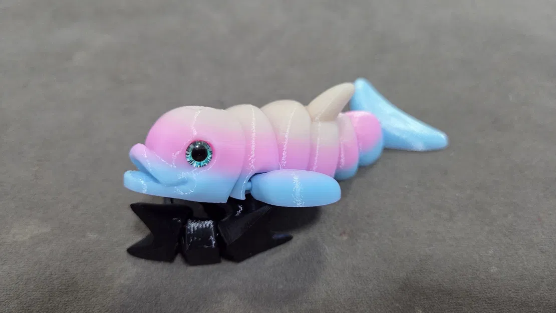 Cá Heo Đồ Chơi Khớp Nối Dễ Thương - Tương Thích Mắt Kính 6mm + 8mm - Image 3