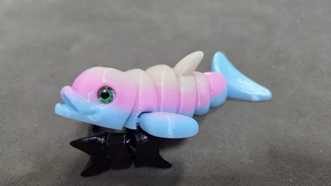Cá Heo Đồ Chơi Khớp Nối Dễ Thương - Tương Thích Mắt Kính 6mm + 8mm - Image 4
