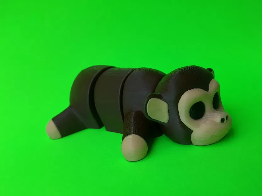 Khỉ Articulated Dễ Thương – Flexi Fidget Animal Toy - Image 2