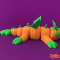 Flexi Pumpkin Dragon | Đồ chơi Halloween khớp cử động - Thumbnail 6