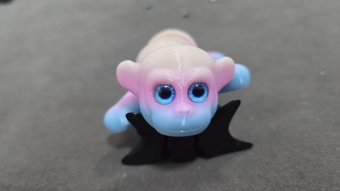 Khỉ Dễ Thương Khớp Nối (Articulated) - Tương thích mắt thủy tinh 6mm + 8mm - Image 1