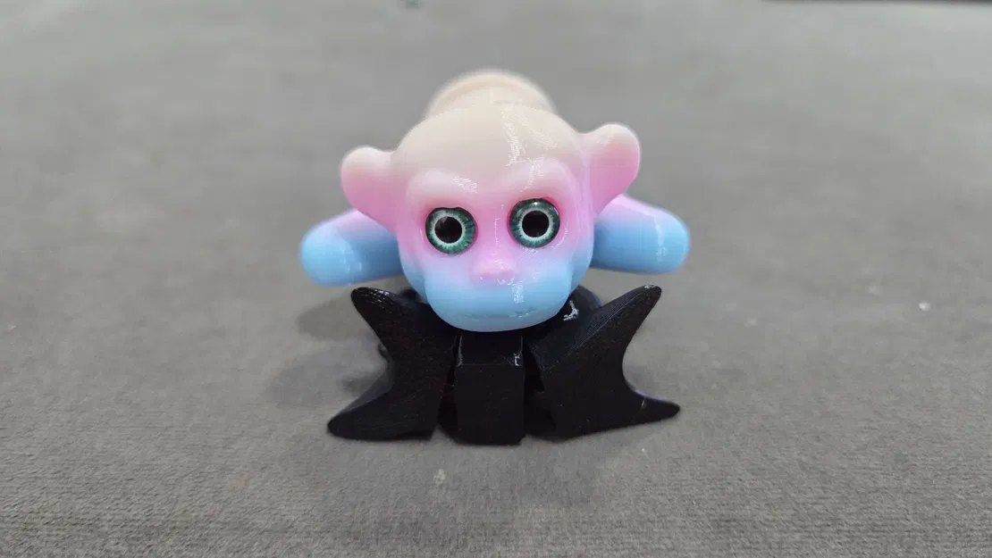 Khỉ Dễ Thương Khớp Nối (Articulated) - Tương thích mắt thủy tinh 6mm + 8mm - Image 2