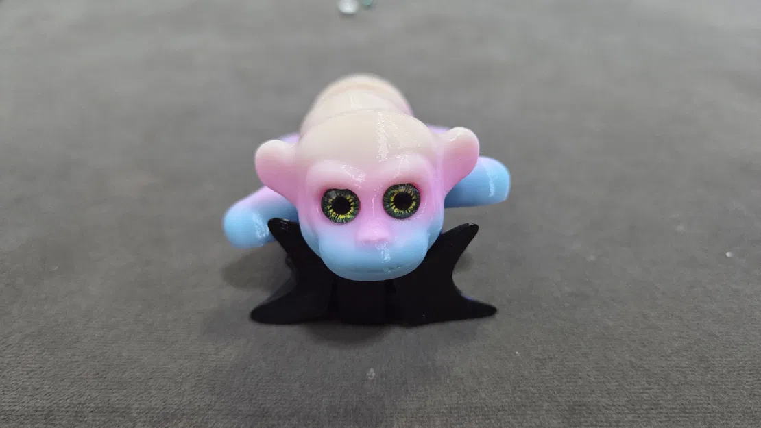 Khỉ Dễ Thương Khớp Nối (Articulated) - Tương thích mắt thủy tinh 6mm + 8mm - Image 3