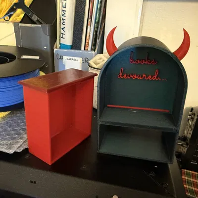 Bộ Đếm Sách (Cabinet Nam Châm + Tile Đánh Số, Hỗ Trợ In Nhiều Màu)