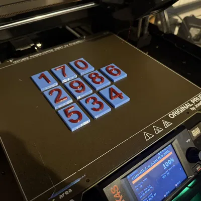 Bộ Đếm Sách (Cabinet Nam Châm + Tile Đánh Số, Hỗ Trợ In Nhiều Màu)