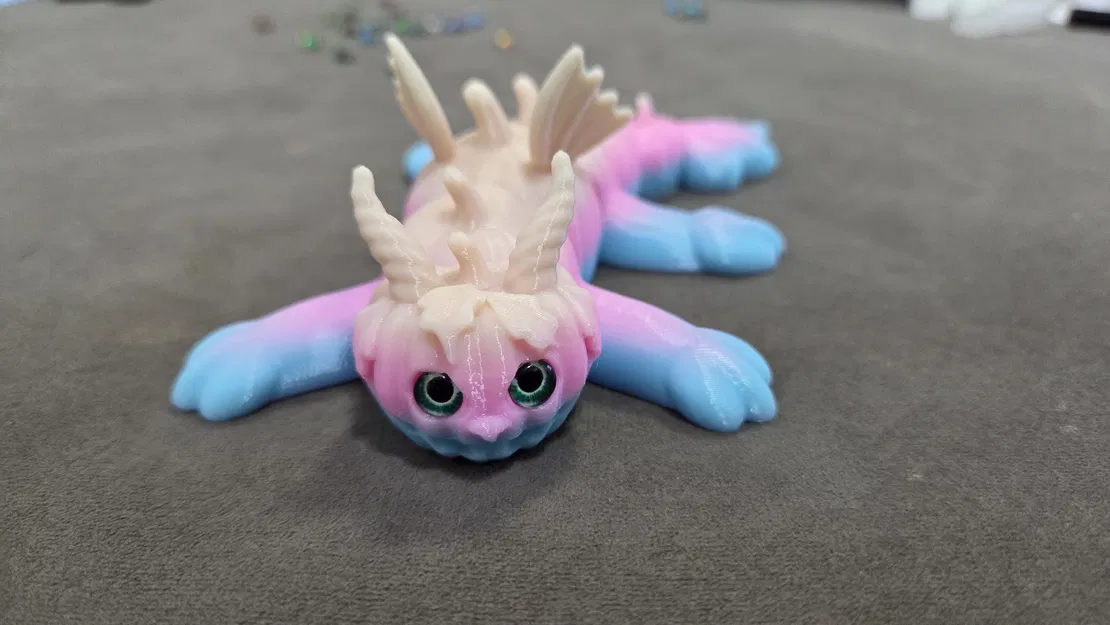 Rồng Bí Ngô Flexi – Tương thích mắt thủy tinh 6mm + 8mm - Image 1