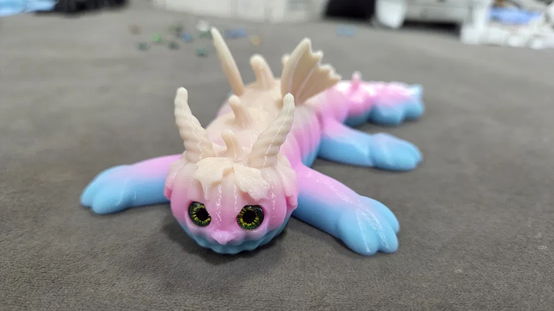 Rồng Bí Ngô Flexi – Tương thích mắt thủy tinh 6mm + 8mm - Image 2