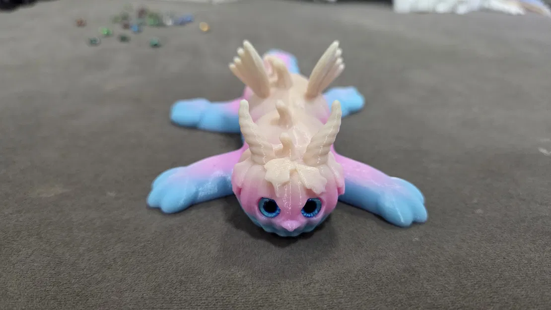 Rồng Bí Ngô Flexi – Tương thích mắt thủy tinh 6mm + 8mm - Image 3