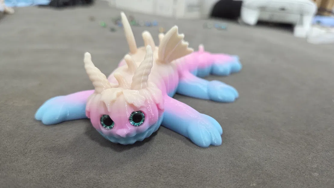 Rồng Bí Ngô Flexi – Tương thích mắt thủy tinh 6mm + 8mm - Image 4