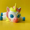 Unicorn 3D In Place Articulated – Đồ chơi Flexi dễ thương - Thumbnail 1