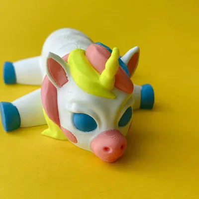 Unicorn 3D In Place Articulated – Đồ chơi Flexi dễ thương