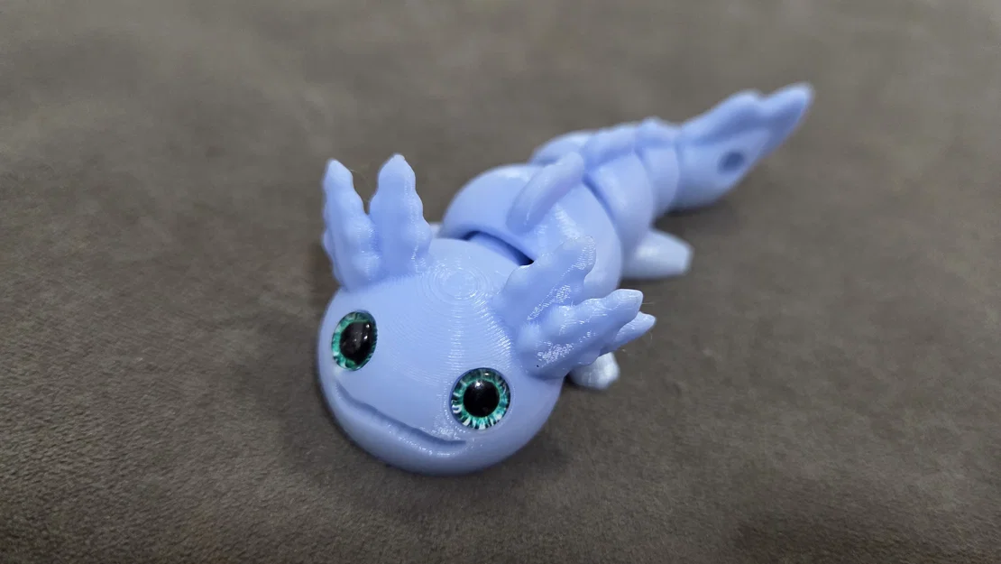 Móc khóa Axolotl khớp nối – tương thích mắt kính 6mm - Image 1