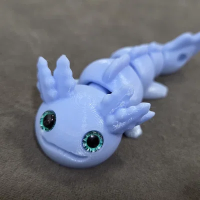 Móc khóa Axolotl khớp nối – tương thích mắt kính 6mm