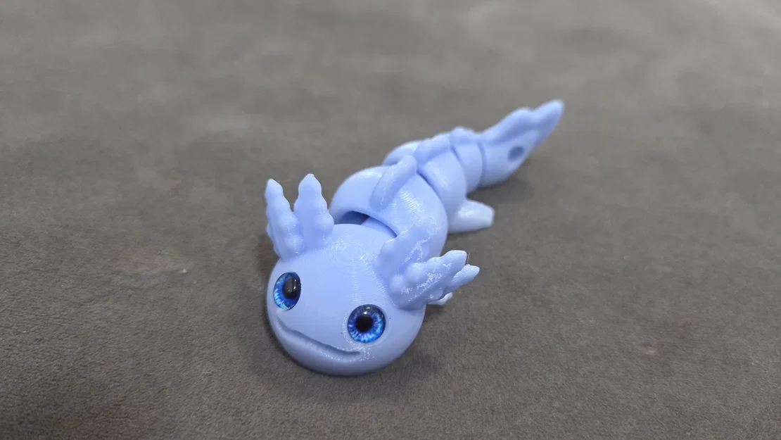 Móc khóa Axolotl khớp nối – tương thích mắt kính 6mm - Image 2