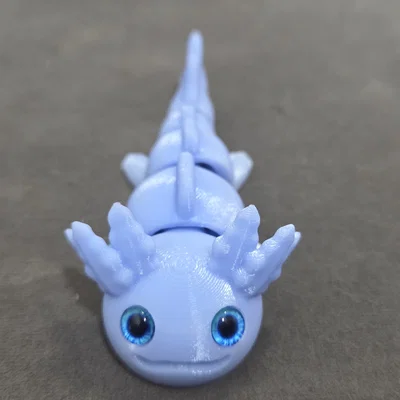 Móc khóa Axolotl khớp nối – tương thích mắt kính 6mm