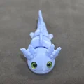 Móc khóa Axolotl khớp nối – tương thích mắt kính 6mm - Thumbnail 4
