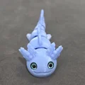 Móc khóa Axolotl khớp nối – tương thích mắt kính 6mm - Thumbnail 5