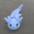 Móc khóa Axolotl khớp nối – tương thích mắt kính 6mm - Thumbnail 6