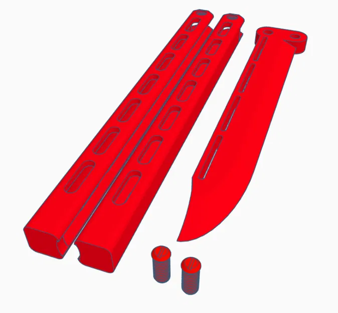 Butterfly Knife V3 (Balisong dùng ốc vít) - Image 1